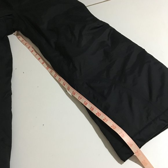LL Bean Youth 10 Black Ski Snow Pants Outdoor Adjustable Waist Kids - Picture 8 of 9